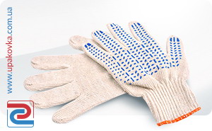 Knitted working gloves