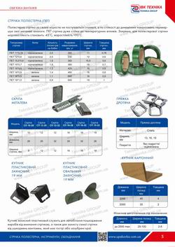 Section: PET strapping consumables